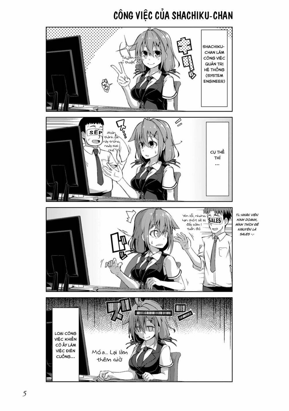 ikinokore! shachiku-chan! chapter 1 7