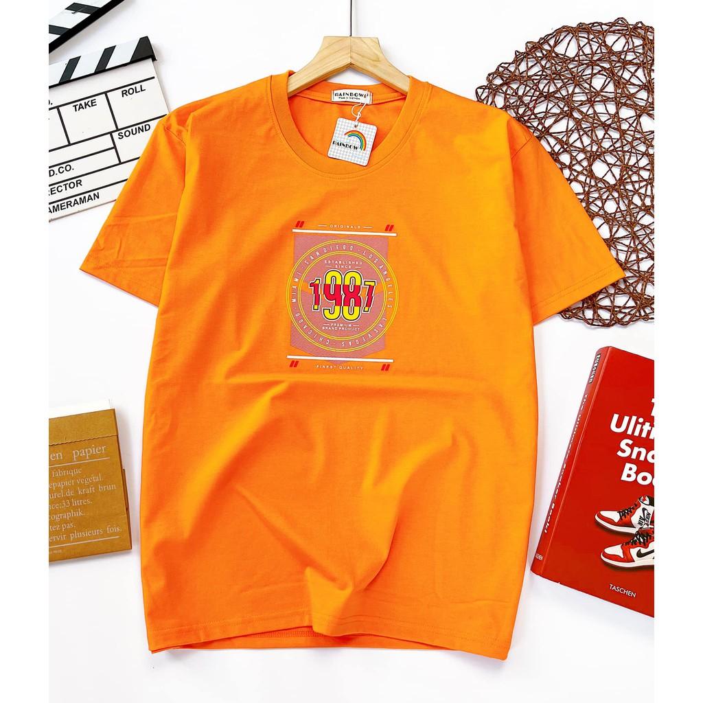 ÁO THUN TAY NGẮN FORM RỘNG - UNISEX NAM NỮ - RAINBOW