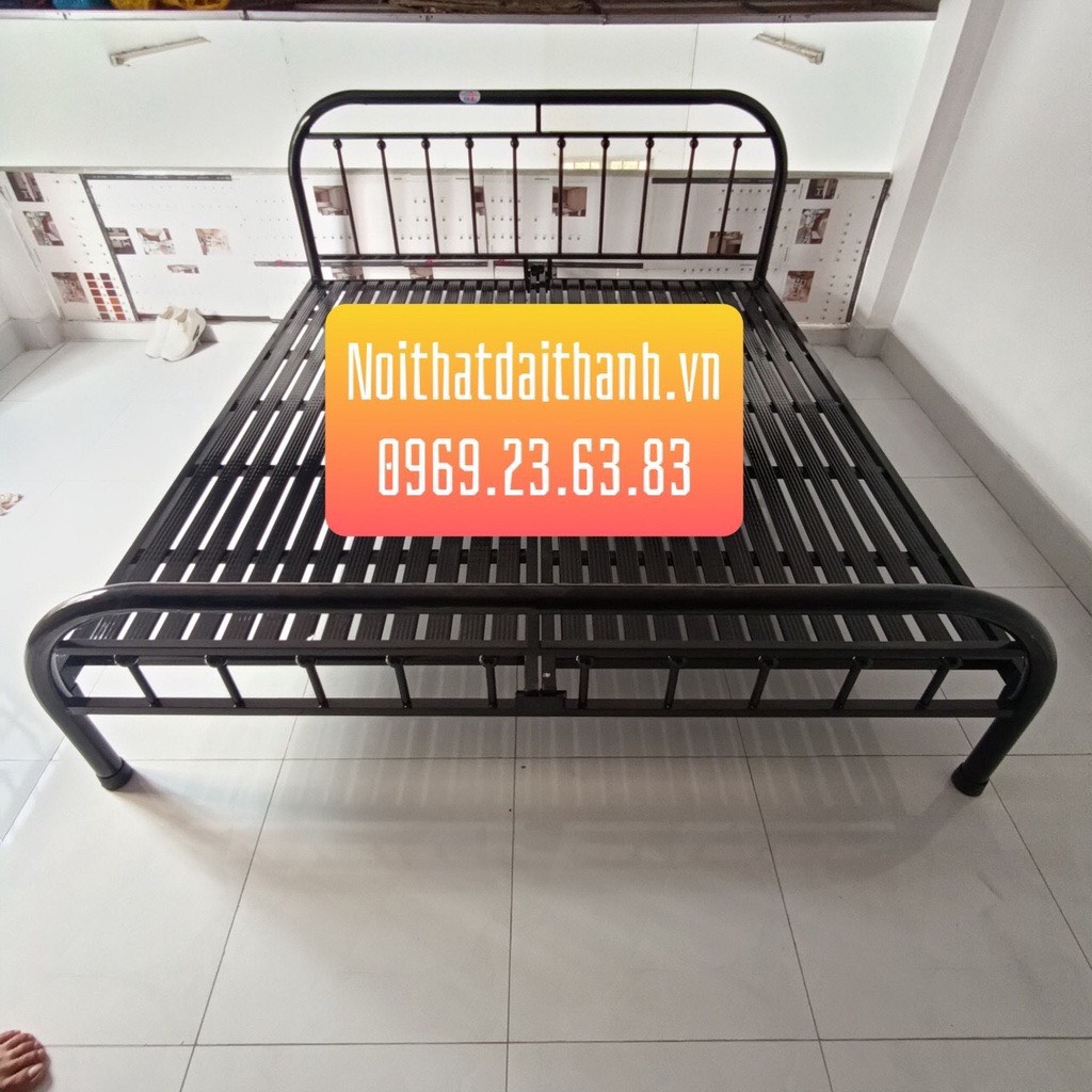 Giường sắt mỹ nghệ nhiều size từ 1m đến 1m8