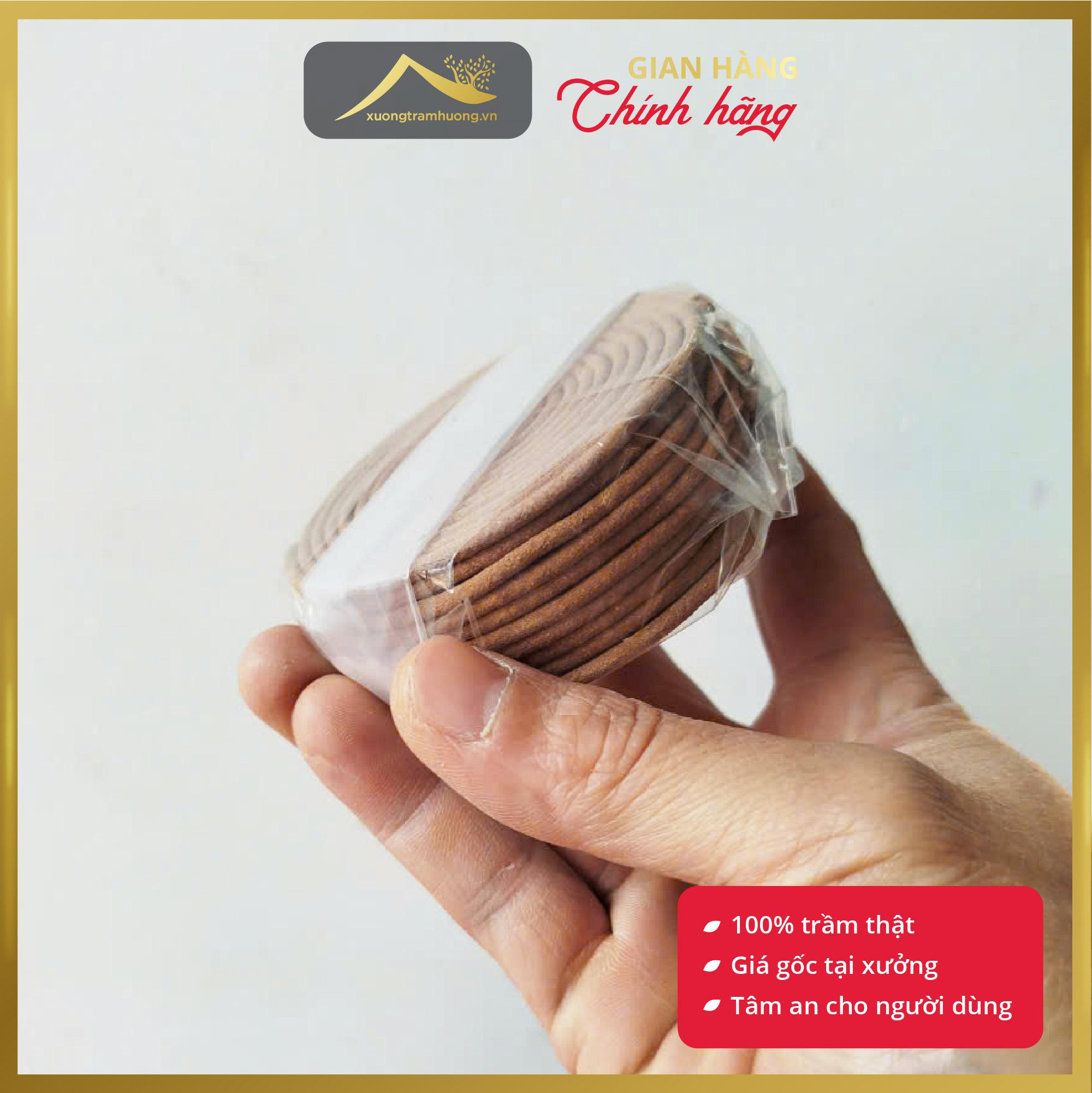 Nhang Khoanh Nhang Vòng Sạch Xưởng Trầm Hương Thờ Cúng Gia Tiên Tân Gia Giỗ Chạp Lễ Tết (10 Khoanh)