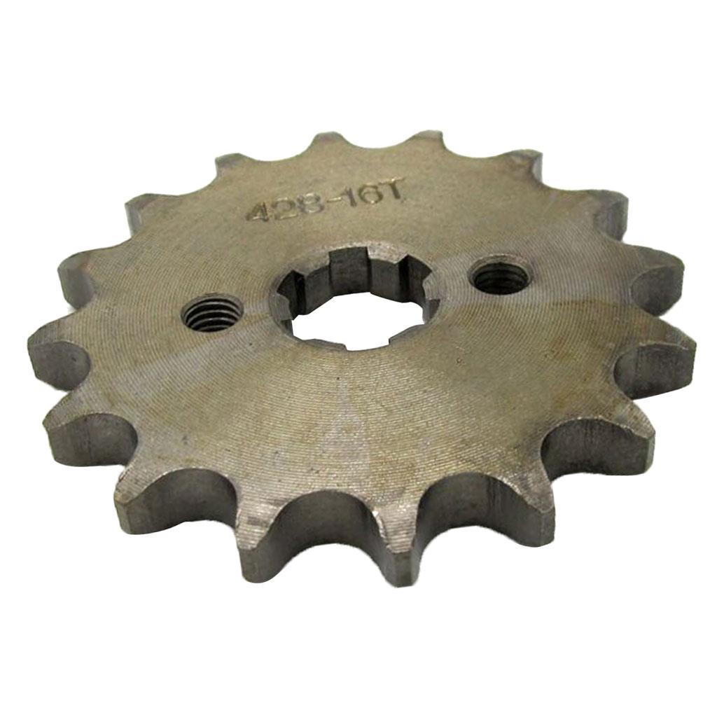 16T 428 Chain/Pitch Front Sprocket Cog /Trail/Dirt bike ATV Quad 17mm