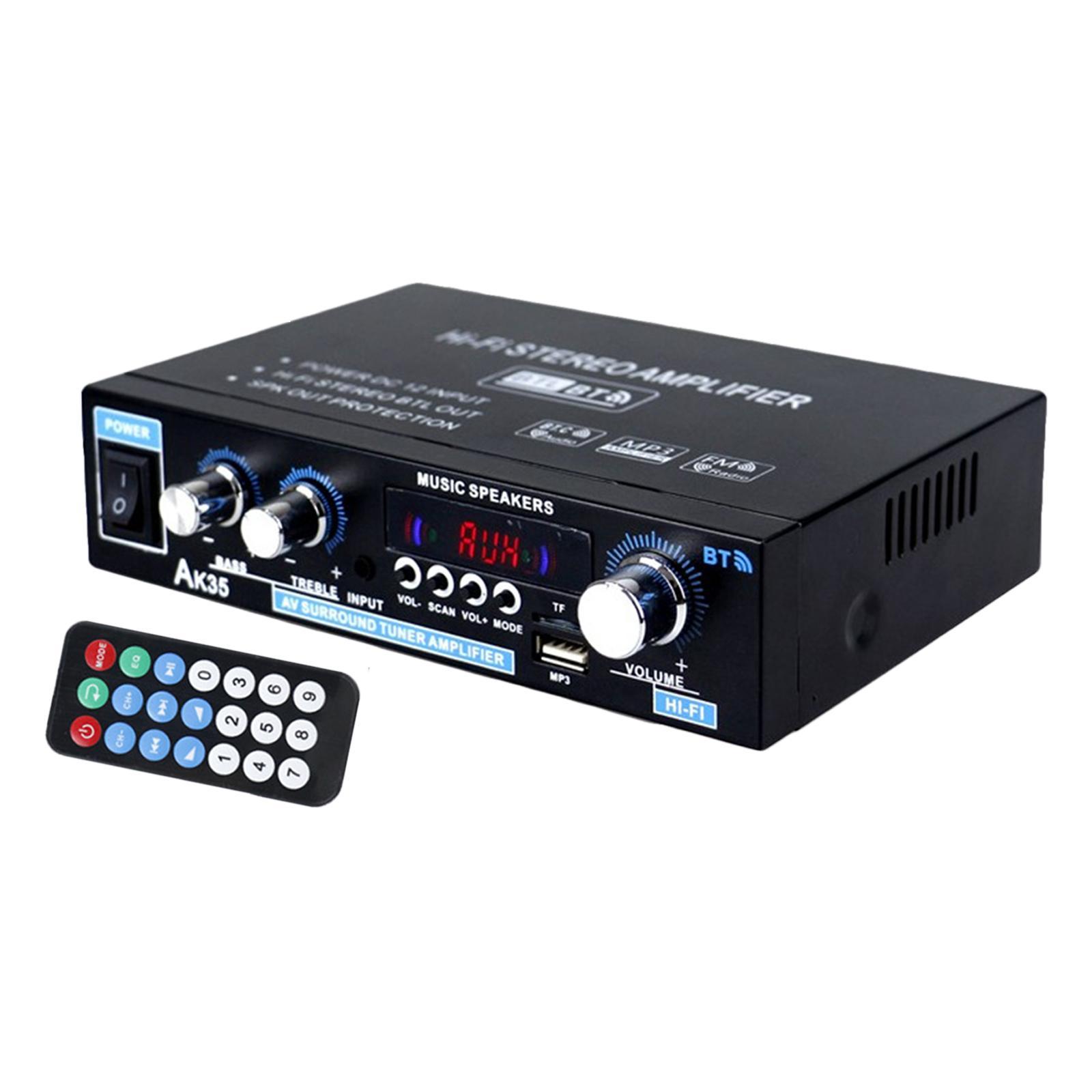 Professional Mini 400W + 400W Audio Power Amplifier Receiver for Car CD DVD
