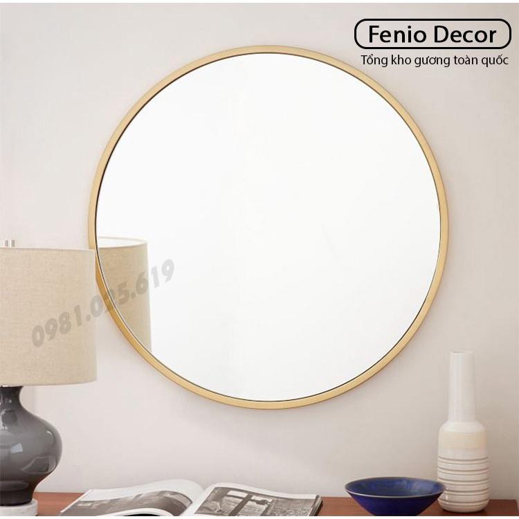 Gương tròn treo tường Gương trang trí decor phòng khách cao cấp