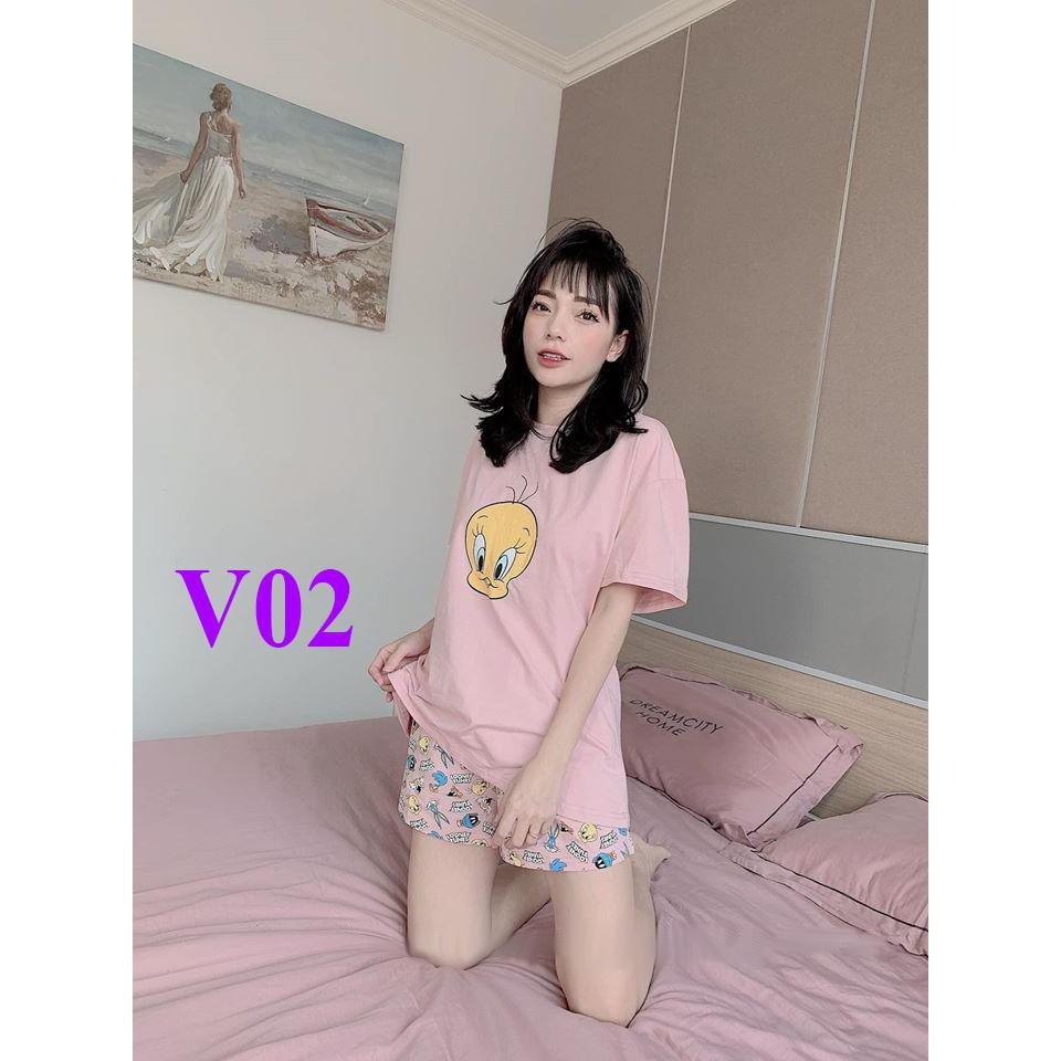 Bộ đồ mặc nhà hình thú siêu cute V01