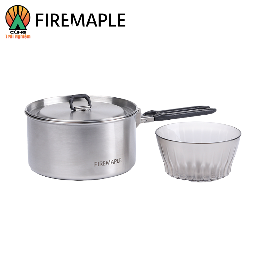 [CHÍNH HÃNG] Nồi Antarcti Pot Thép Không Gỉ Fire Maple Chuyên Dụng Dã Ngoại, Du Lịch, Nấu Ăn Ngoài Trời FMI-POT02