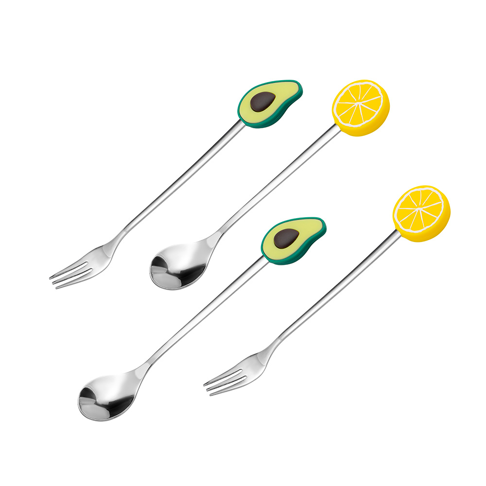 Bộ 4 Muỗng Nĩa Elmich EL2453 , Hàng Chính Hãng, Inox 304 Không Gỉ Cao Cấp, An Toàn Cho Bé - JoyMall