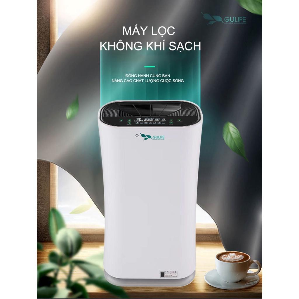 Máy Lọc Không Khí Gulife Bộ Lọc HEPA, Diệt Khuẩn UV, Lọc Bụi Mịn PM2.5 Khử Pormaldehyd-GML-388S