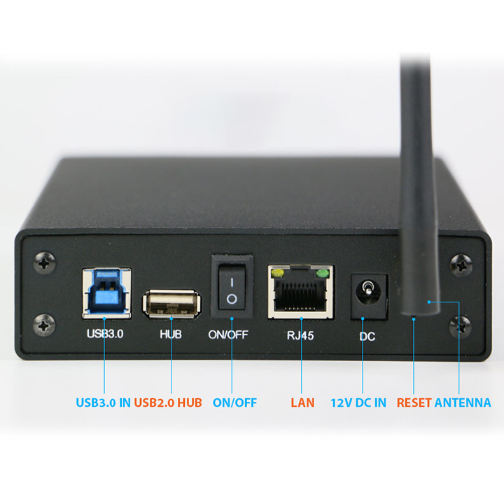 Box ổ cứng mạng vỏ kim loại chuẩn SATA kiêm phát wifi USB3.0