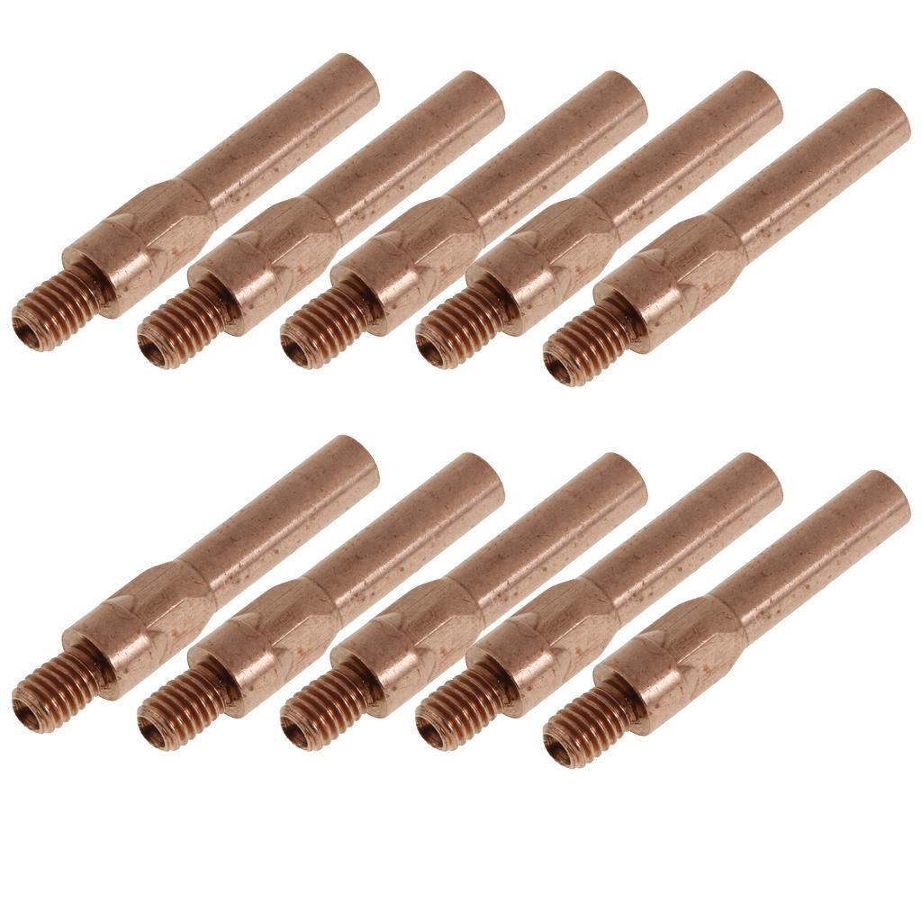 2x 10 Pieces 45mm Thread Nozzle Tip for /MIG Gas