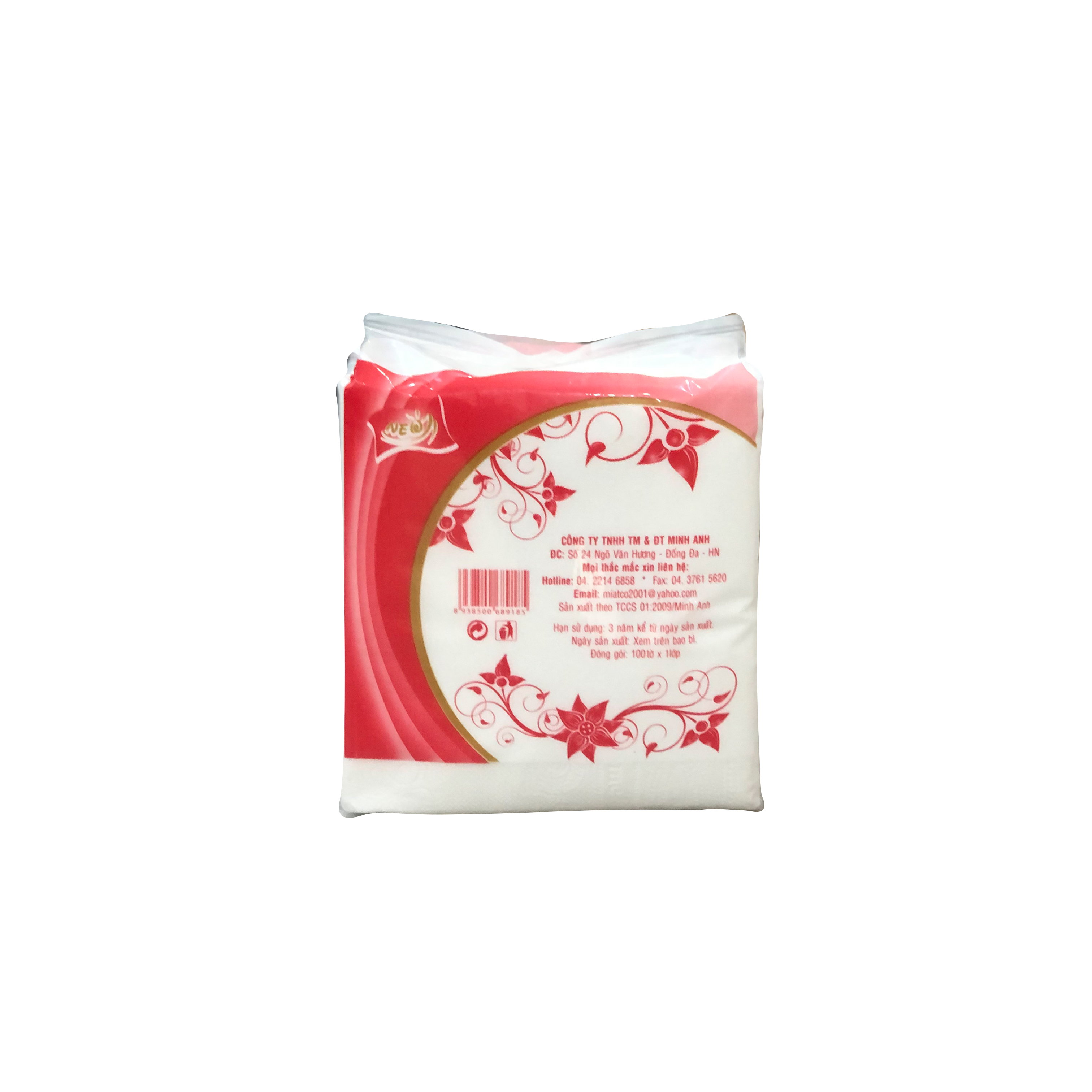 COMBO 8 GÓI GIẤY ĂN VUÔNG KHỔ 24x24(cm) ll NAPKIN