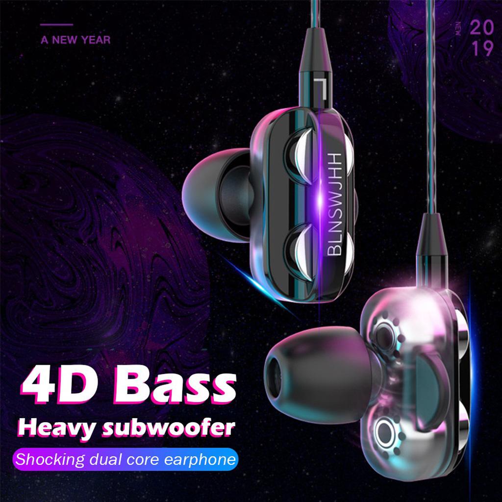 Loa đôi 1,2M Có Dây 3,5MM Tai Nghe Tai Nghe HiFi Stereo