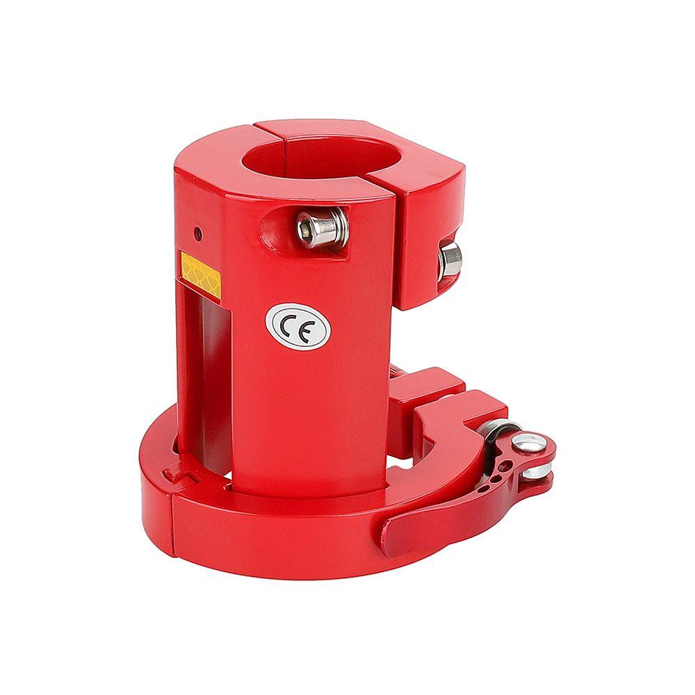 Xe tay ga điện có thể tháo rời có thể tháo rời các bộ phận Khóa gồ ghề bằng hợp kim bằng hợp kim cho Xiaomi M365/1S/PRO/PRO/Pro2 Color: red