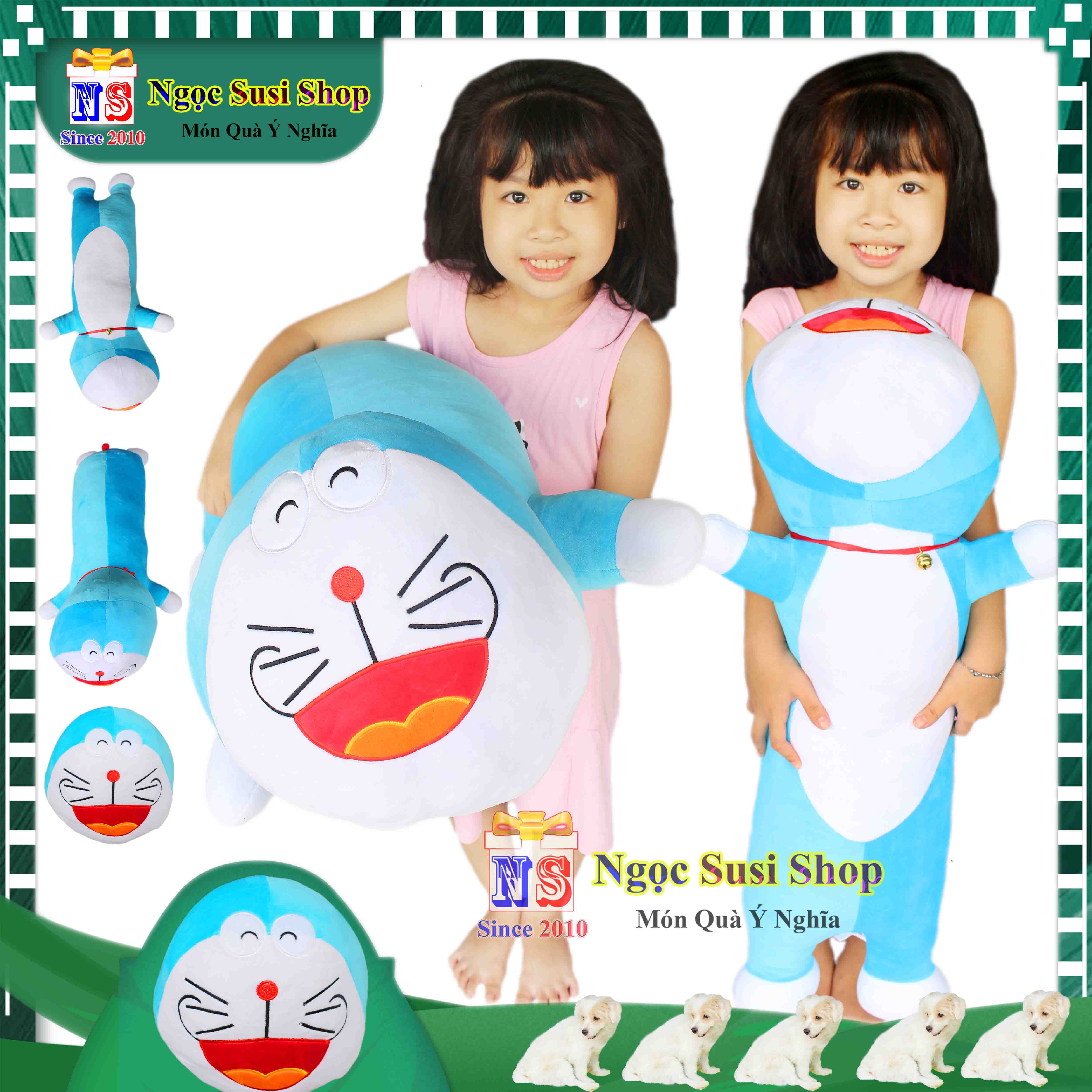 THÚ NHỒI BÔNG ĐÔRÊMON DOREMON SIÊU TO KHỔNG LỒ CHO BÉ ÔM NGỦ - GỐI ÔM HÌNH DOREMON