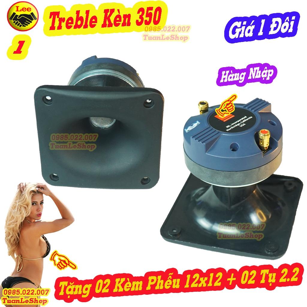 LOA TREP 350 JB REN XOÁY NẮP NHỰA -  LOA TREBLE  350 – GÍA 02 LOA 350 + 02 PHỄU 12x12 + 02 TỤ 2.2