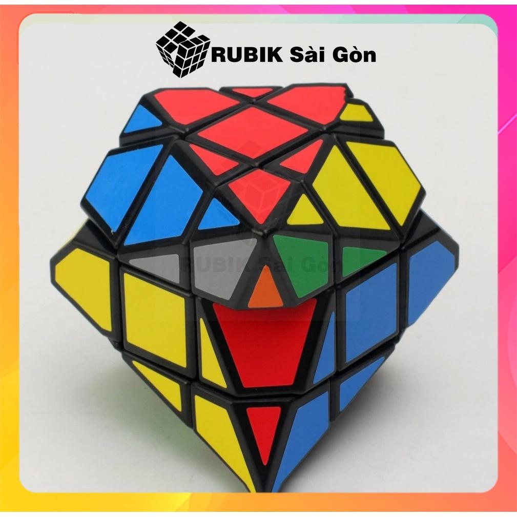 Rubik Dipyramid Biến Thể DianSheng 6 Corner Hexagonal, Rubic Pha Lê 12 Mặt Siêu Xịn, Đẹp, Lạ Mắt, Độ Khó Cao