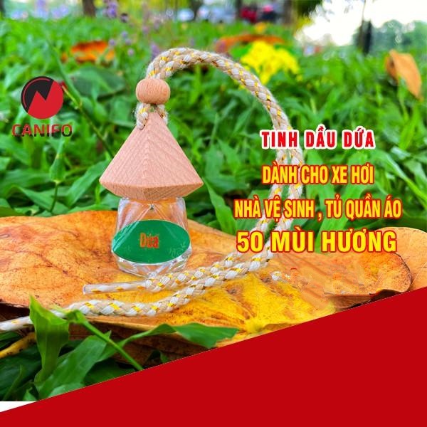 Tinh dầu treo xe dứa thơm có kiểm định chất lượng, lọ treo tinh dầu khử mùi oto, treo tủ quần áo, treo thơm phòng