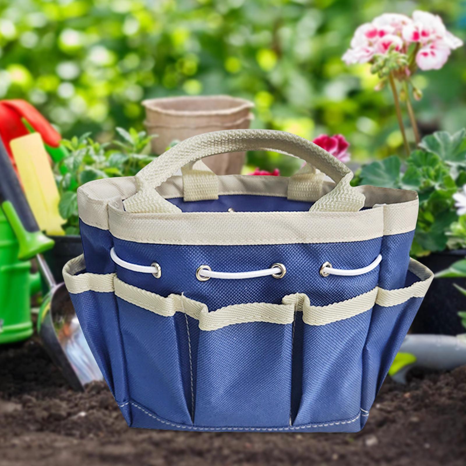 Garden Tool Bag Heavy Duty Wear Resistant Oxford Bag for Outdoor Garden Yard