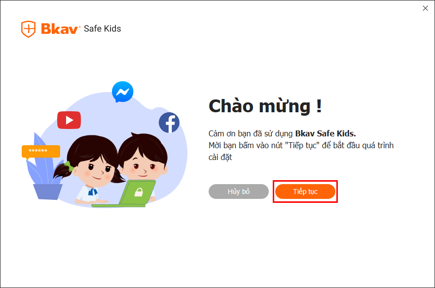 Phần mềm giám sát, bảo vệ trẻ em - Bkav Safe Kids - Hàng chính hãng