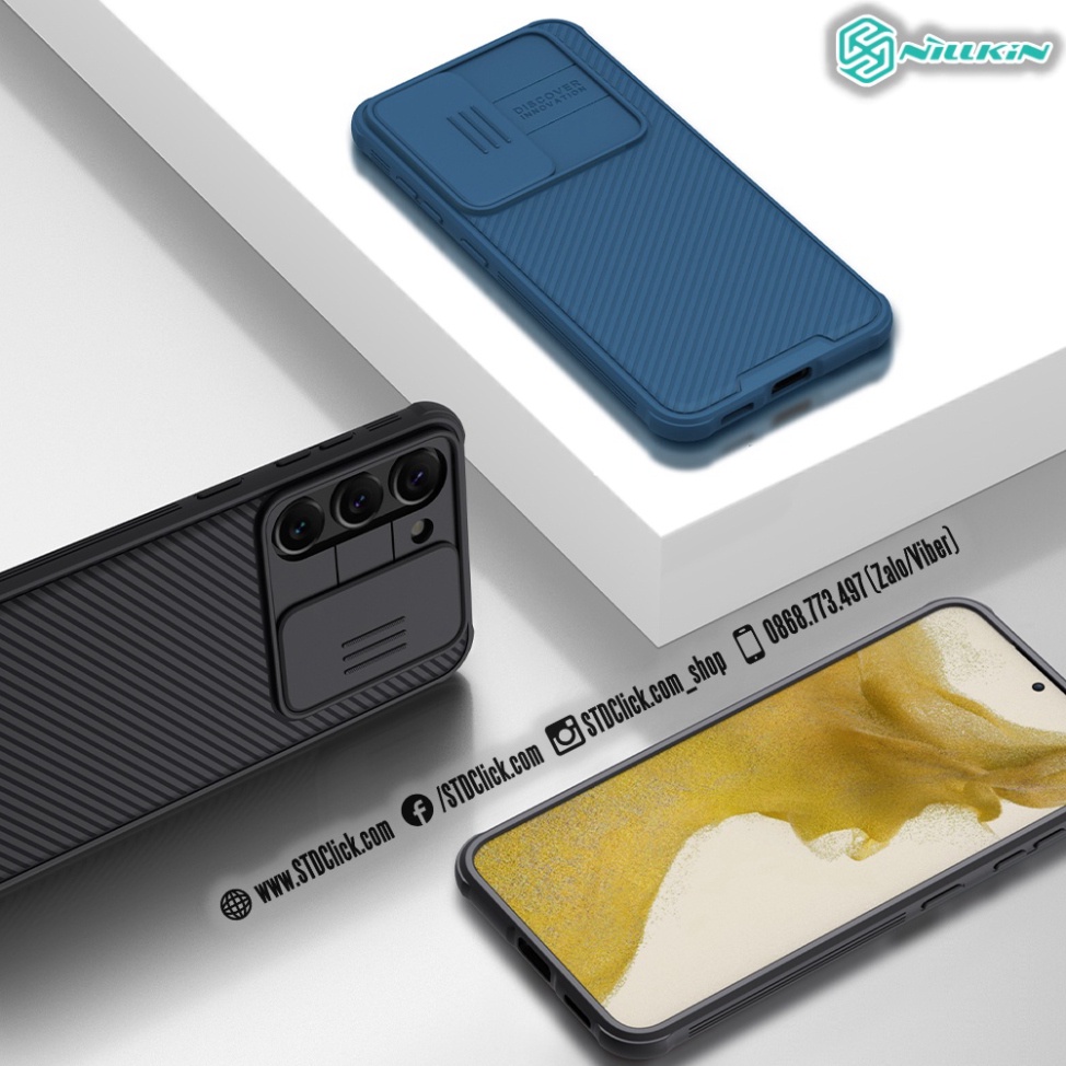 ỐP LƯNG DÀNH CHO ĐIỆN THOẠI SAMSUNG GALAXY S23 5G NILLKIN CAMSHIELD PRO BẢO VỆ CAMERA