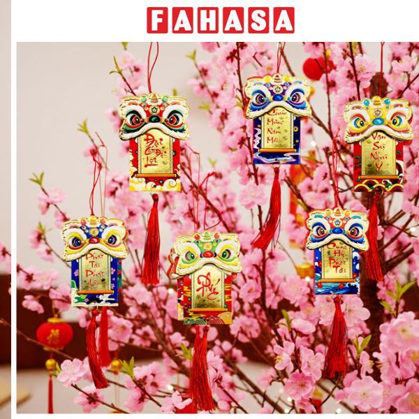 Bộ 6 Dây Treo Đầu Lân Trang Trí Tết - YD009