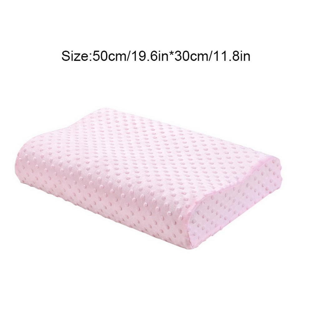 1 Máy Tính 50X30Cm Mút Gối Sợi Đàn Hồi Chậm Gối Massage Chỉnh Hình Cao Su Non Gối Cổ Cổ Tử Cung Sức Khỏe chăm Sóc 5 Màu