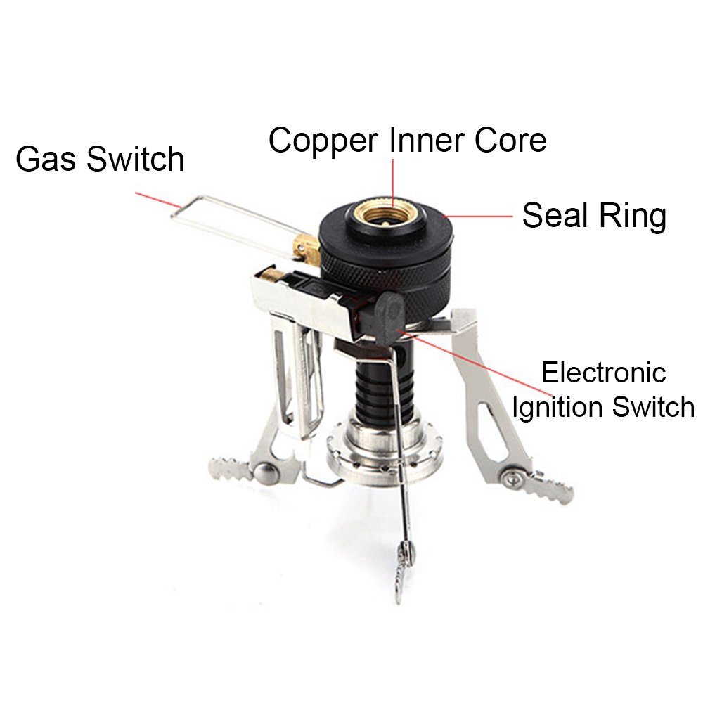 Bếp Gas Cắm Trại Mini Có Thể Thu Gọn