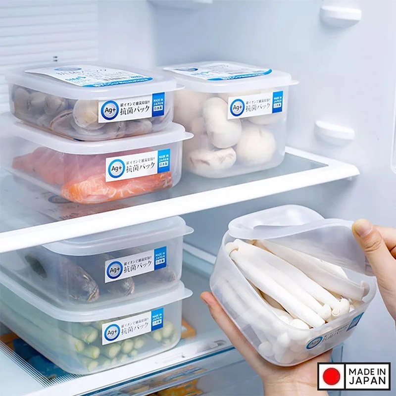 Hộp thực phẩm kháng khuẩn Ag+ 1.3L - Hàng nội địa Nhật Bản nhập khẩu chính hãng
