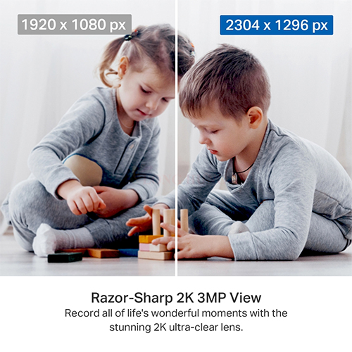 Camera trong nhà TP-Link Tapo Pan/Tilt Home Security Wifi 3MP 2K C211 - Hàng chính hãng