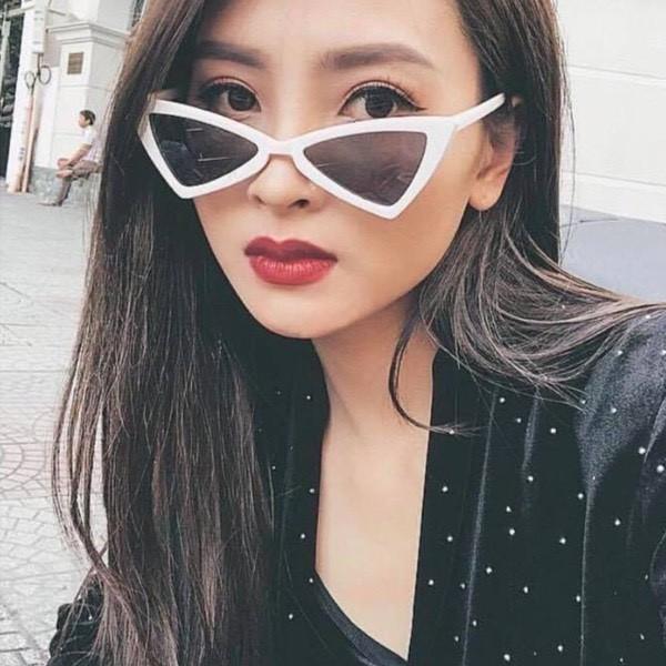 KÍNH RÂM MẮT TAM GIÁC PHONG CÁCH RETRO bisou.accessories- tặng kèm ví da và khăn bảo vệ kính