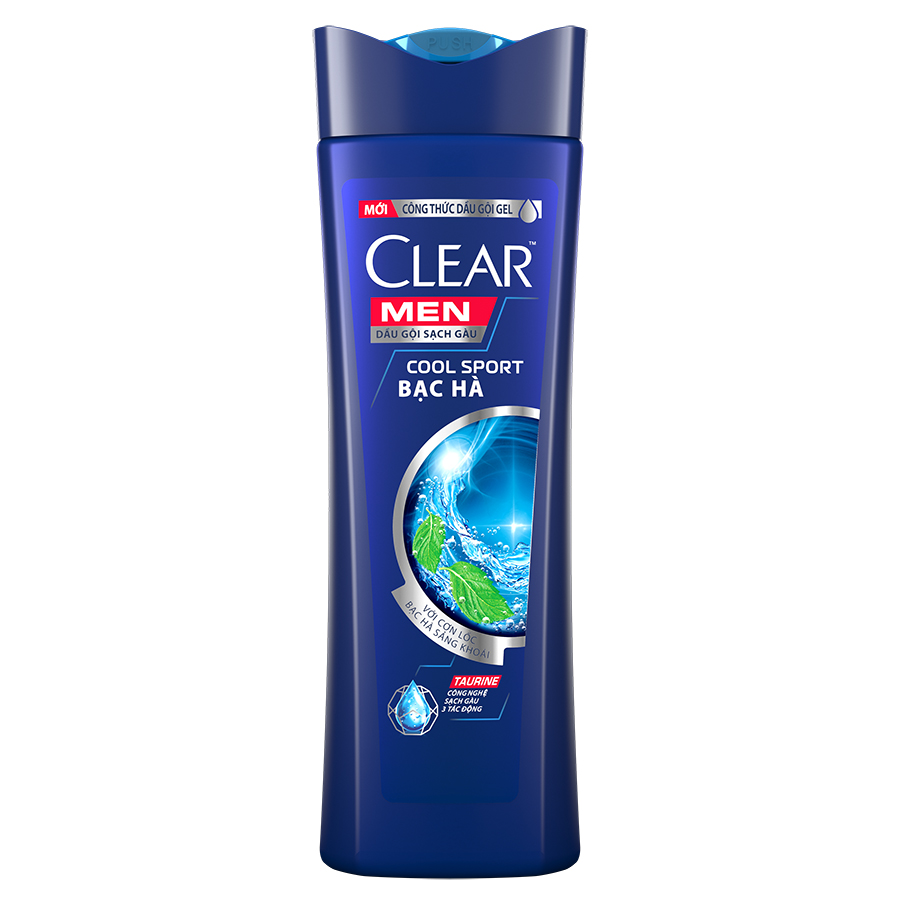 Dầu Gội Sạch Gàu Clear Men Cool Sport Bạc Hà (370g)