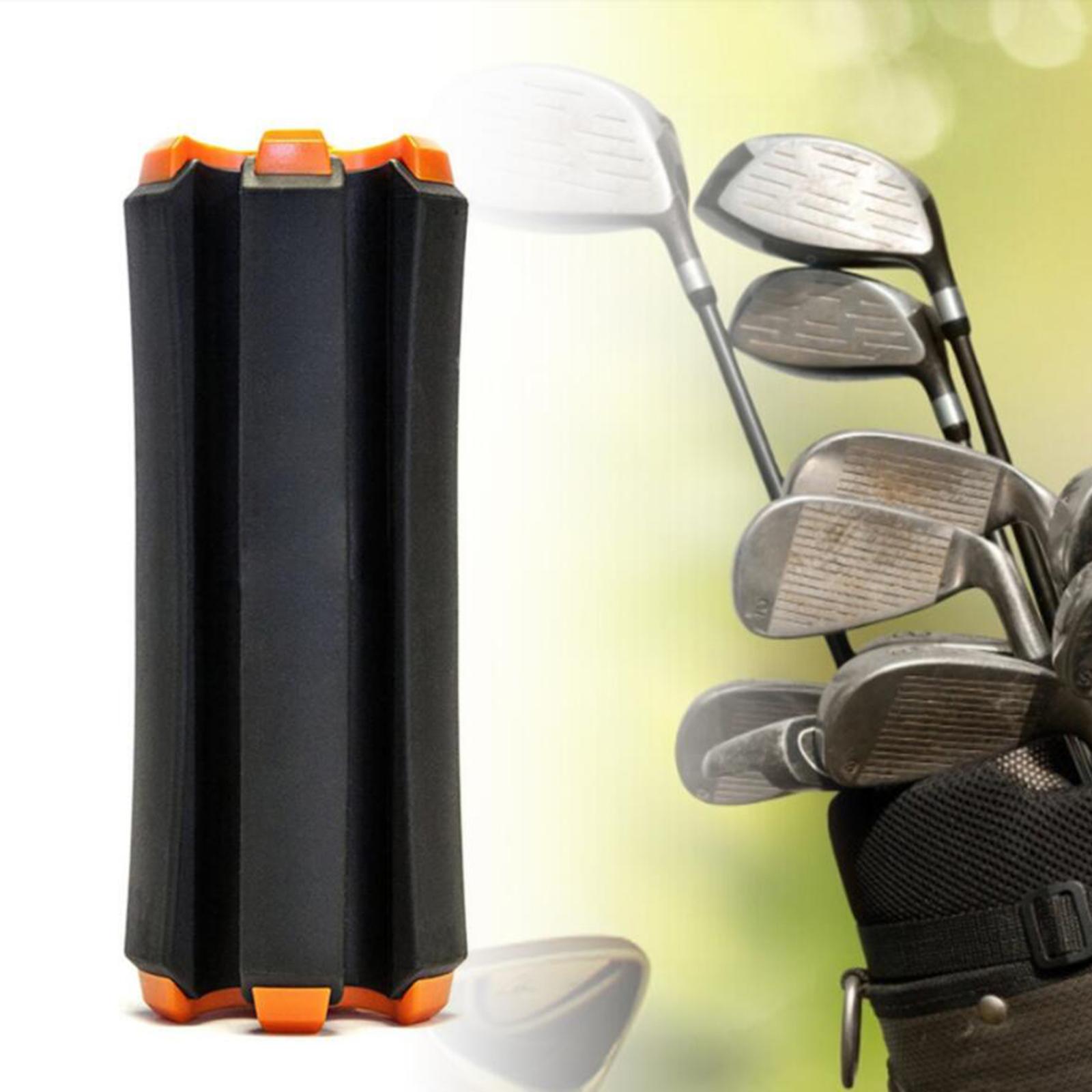 Hand-held Golf Club Carrier Shaft Holder Organizer Storage Rack for Holding 6 Golf Clubs