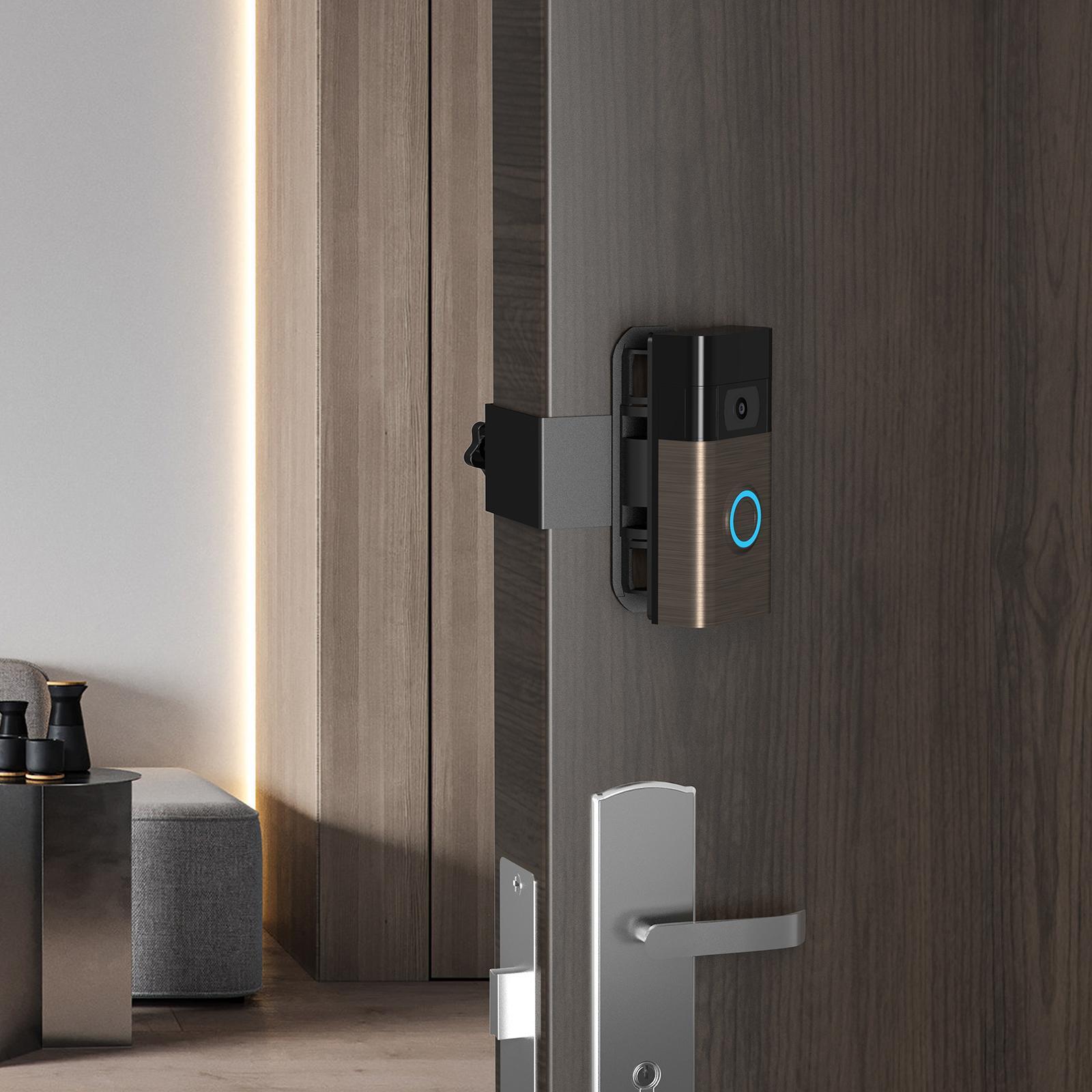 Anti Theft Doorbell Mount Stainless Steel Accs Doorbell Holder for Apartment