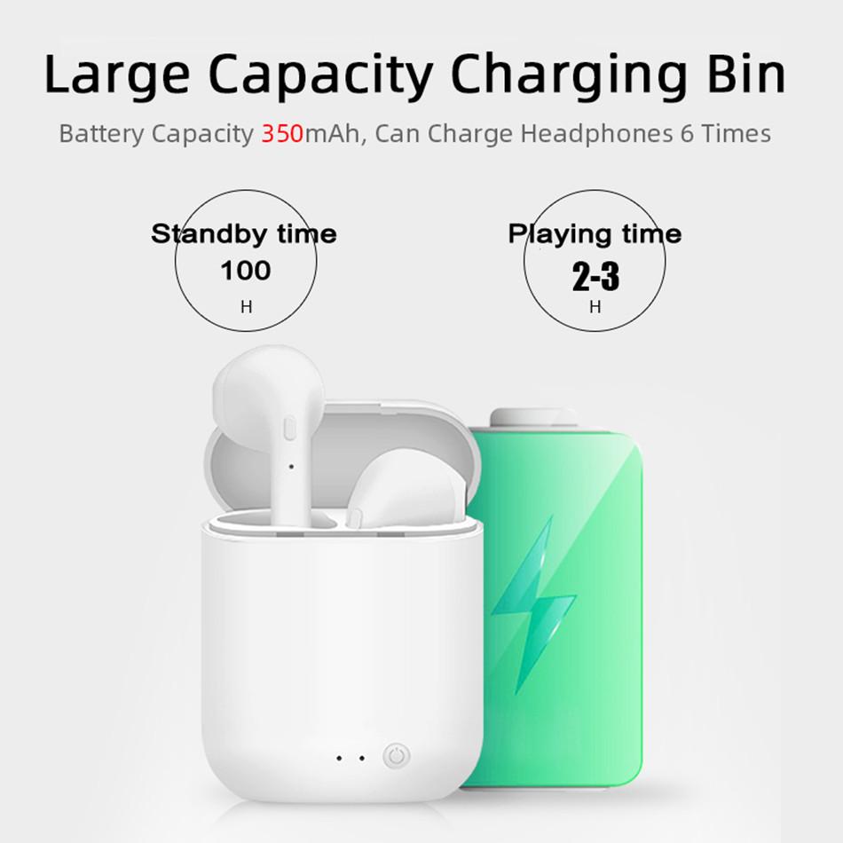 Mini 2 TWS Tai Nghe Không Dây Bluetooth 5.0 Tai Nghe Tai Nghe Nhét Tai Thể Thao Tai Nghe Nhét Tai Tai Nghe Rảnh Tay Tai Cho iPhone Xiaomi Samsung
