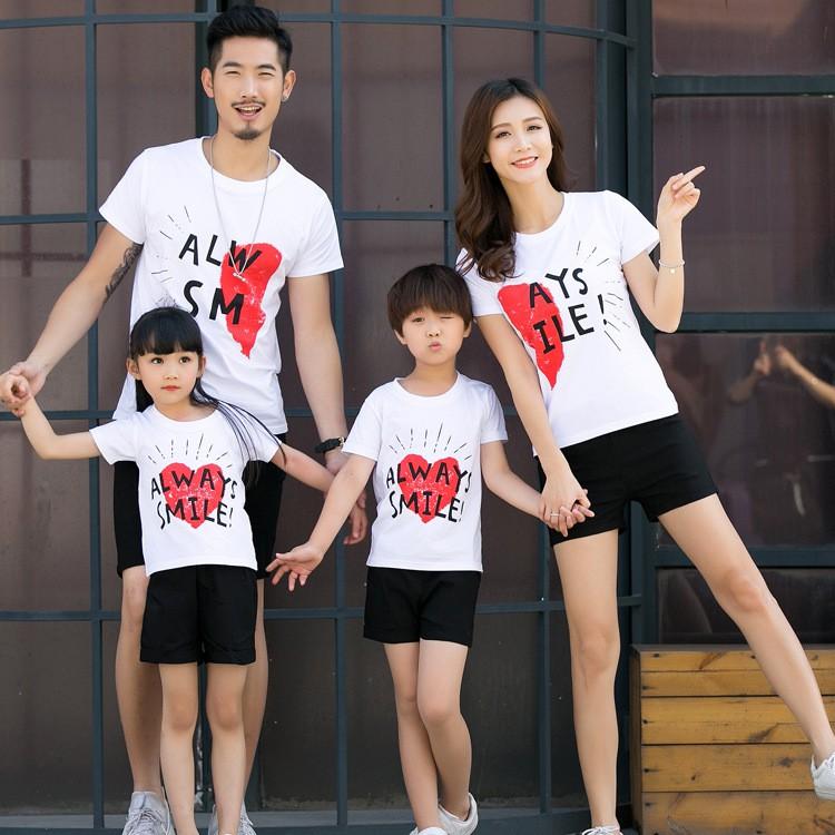 Áo team, thun nhóm, gia đình - ALWAYS SMILE