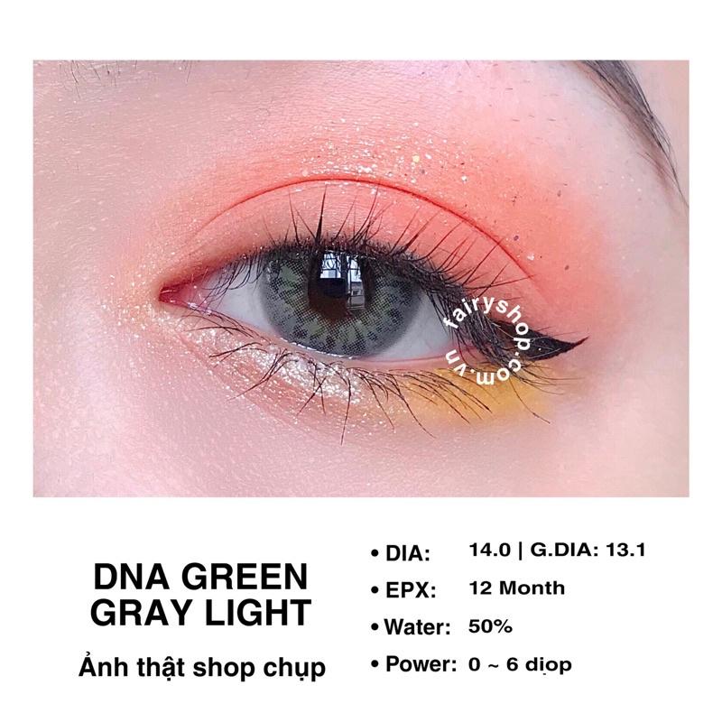 Kính Áp Tròng DNA TAYLOR GREEN GRAY light 14.0mm - Kính Áp Tròng FAIRY SHOP CONTACT LENS Độ 0 đến 6