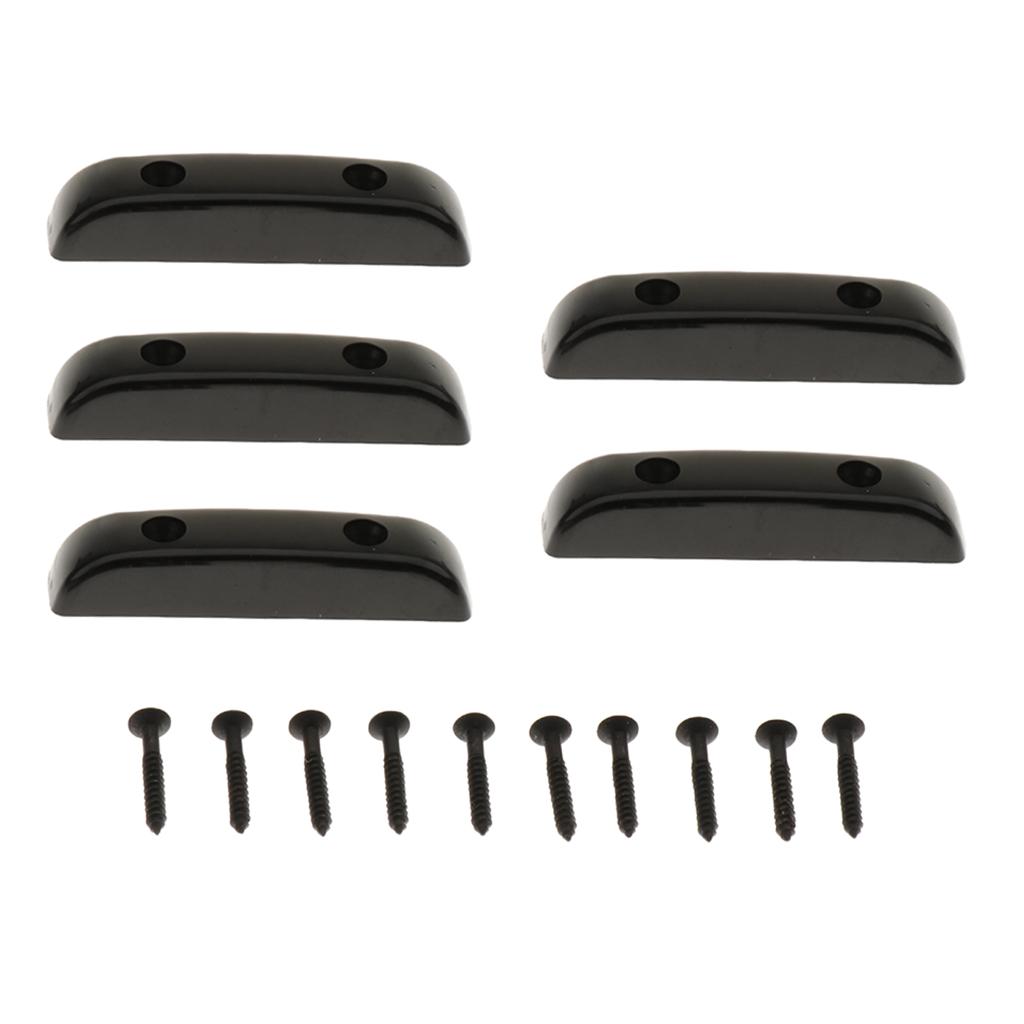 Sunnimix 5 Của Bộ Nhựa Bass Thumbrest Ngón Tay Cái Còn Lại Với Ốc Vít Cho Phần Bass