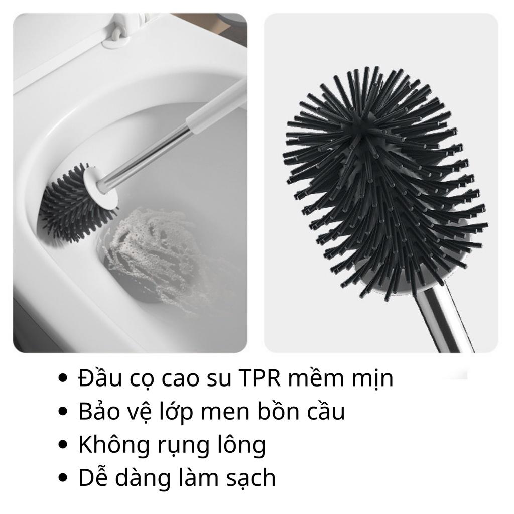 Cọ bồn cầu, nhà vệ sinh, toilet silicone, chống xước men bồn cầu Waternymph có thể dán tường