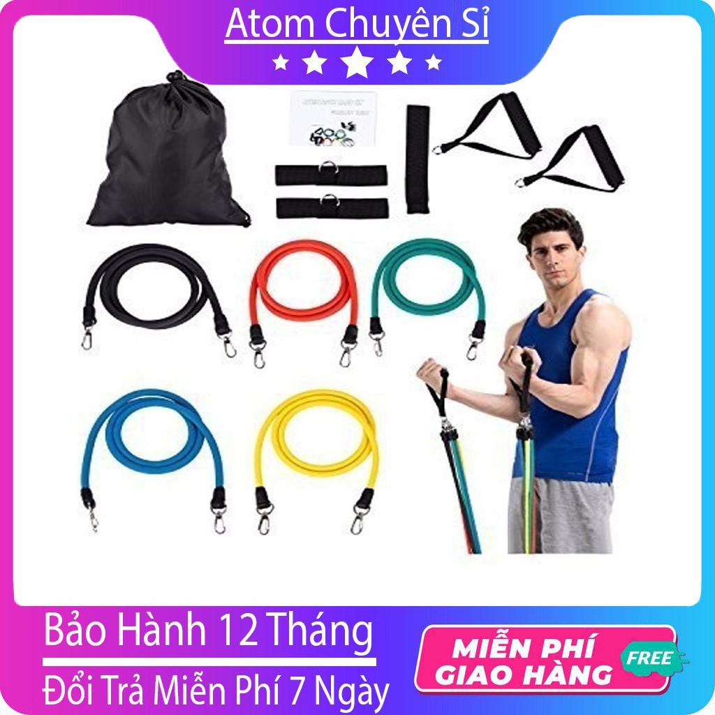 Dây Ngũ Sắc Tập Gym, Dây Kháng Lực Tập Gym, Thể Hình Đa Năng Tại Nhà Chất Liệu Cao Su Siêu Bền