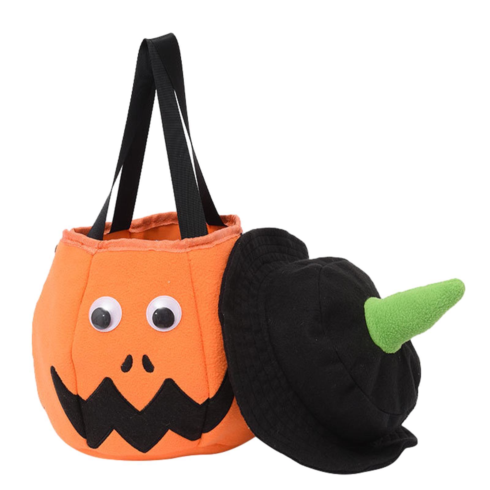 Halloween Bucket for Kids Multipurpose Pumpkin Bucket with Lid Novelty Gifts