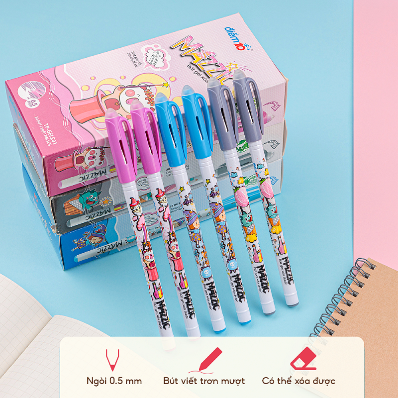 Bút gel xóa được Thiên Long TP-GELE01 nét 0.5mm