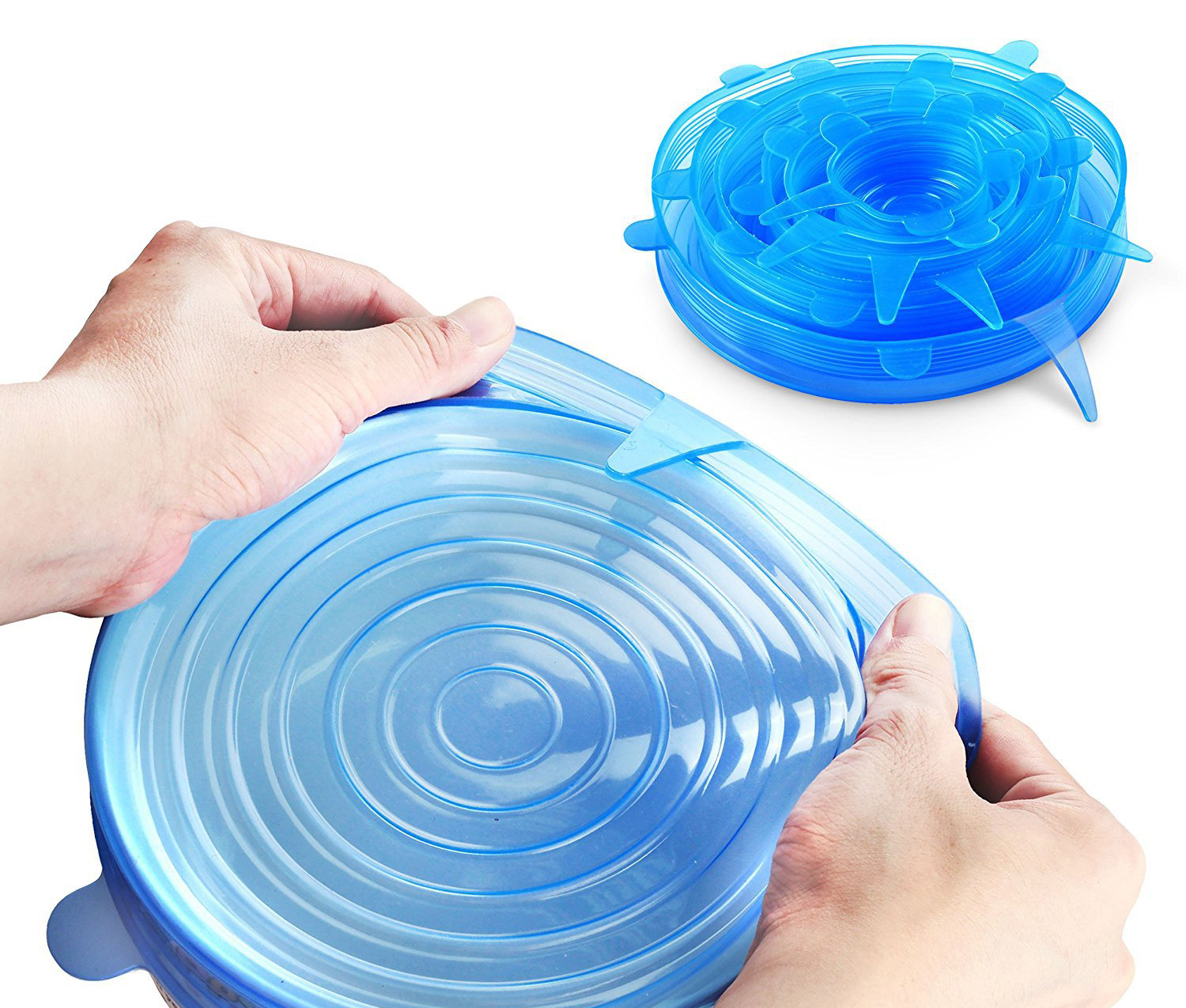 Combo 6 Nắp đậy thực phẩm bằng silicone chuyên dụng