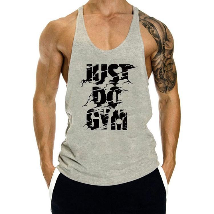 Áo Tập Gym Nam Just Do Gym - Áo Tập Gym 3 Lỗ Vải Cotton cao cấp