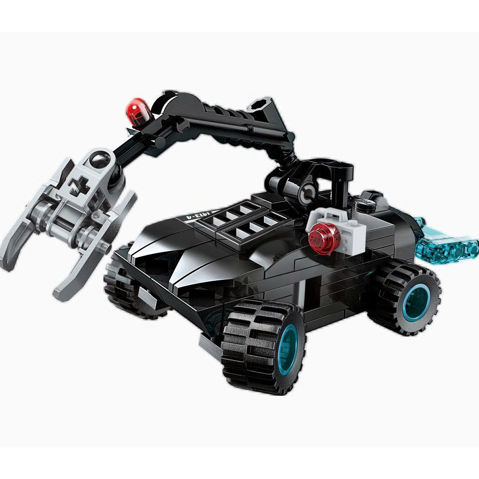 Đồ chơi - QMAN - 1413 Bộ đồ chơi xếp hình mô hình xe chiến đấu Shadow Pulse - giao lẻ ngẫu nhiên