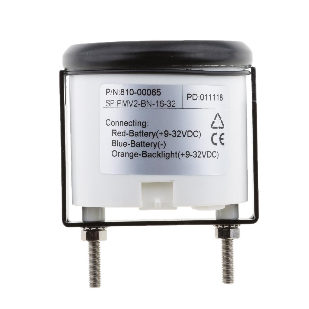 Phụ Tùng Thuyền Biển Marine Vôn Kế 16-32V 52mm 2-1 / 16 "