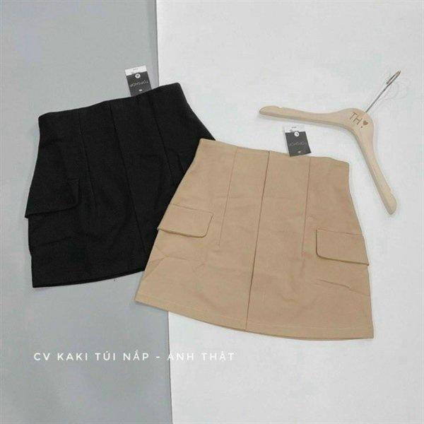Chân váy nữ body sexy nhiều mẫu kiểu xuông giả túi ngắn xinh sang chảnh VQ02 phù hợp nơi công sở,đi chơi,dự tiệc - M 40-45kg