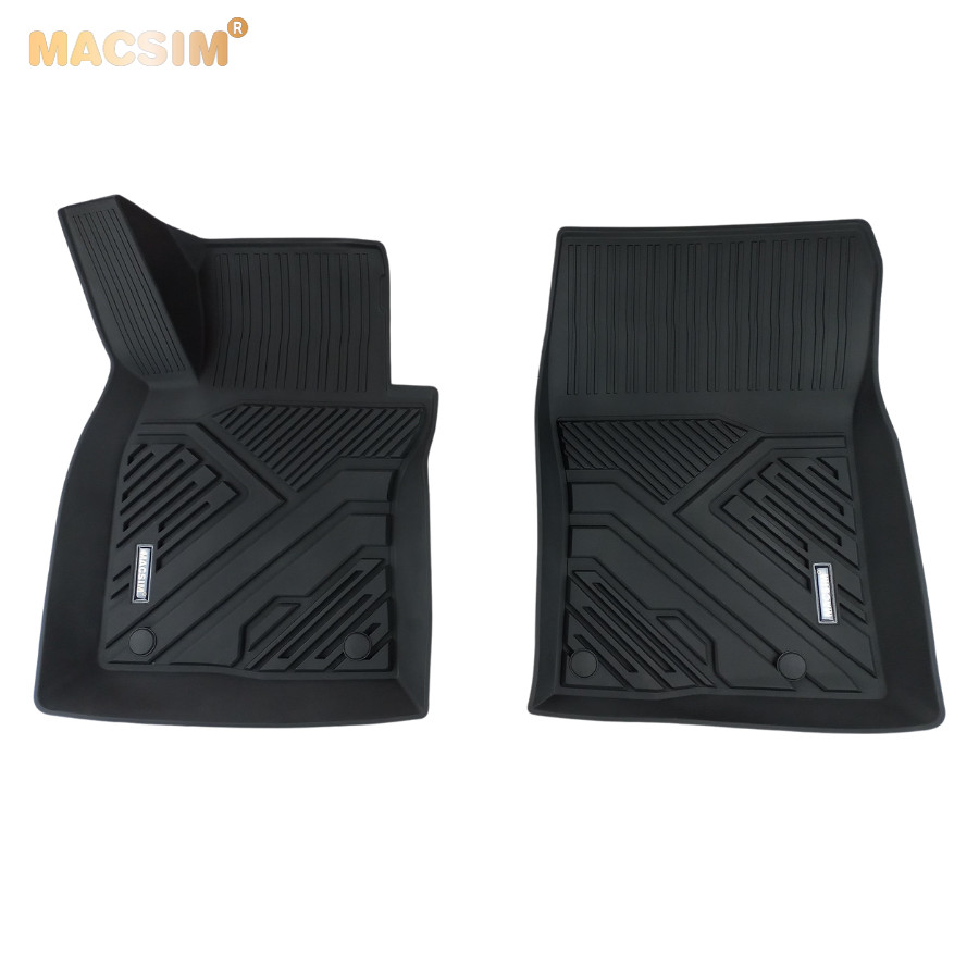 Thảm lót sàn xe ô tô Mazda 3 2020 +  nhãn hiệu Macsim - chất liệu nhựa TPE đúc khuôn cao cấp - màu đen
