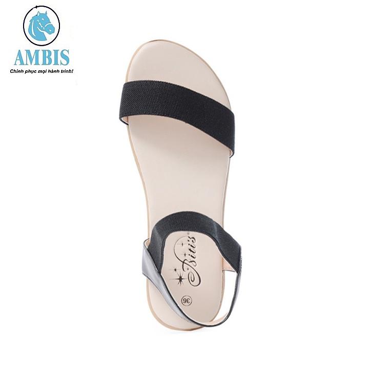 Dép sandal đế bằng nữ DTW05188_NAU