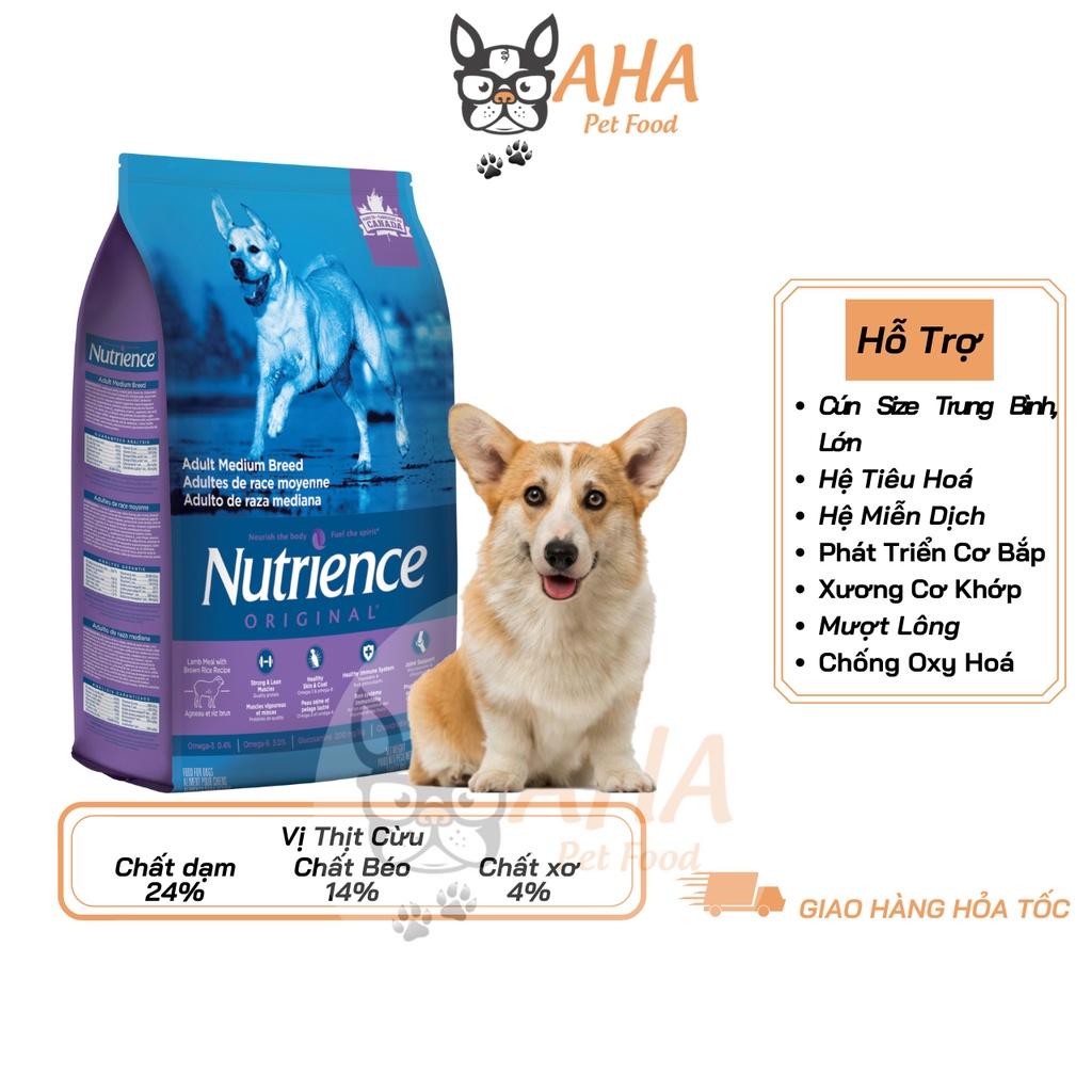 Thức Ăn Cho Chó Corgi Nutrience Original Bao 5kg Da Lông Bóng Mượt - Thịt Cừu, Rau Củ, Trái Cây