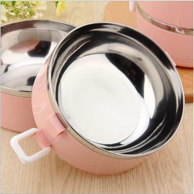 Hộp cơm giữ nhiệt 4 tầng lõi inox