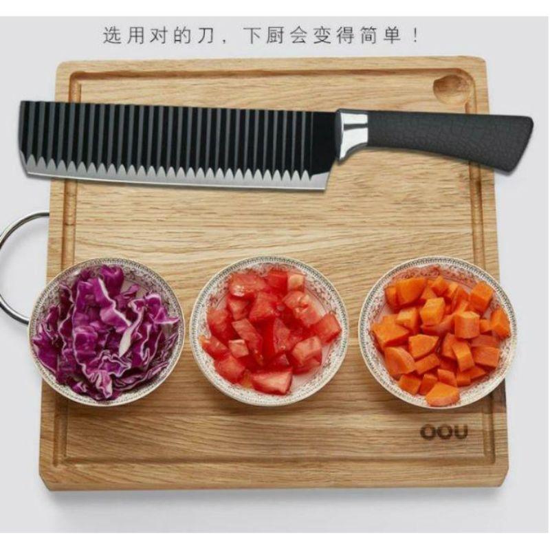 Dao Thái Nhật Lượn Sóng Chống Dính Không Gỉ
